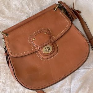 Coach Willis Legacy 70th Anniversary Vermillion Leather Handbag 19132